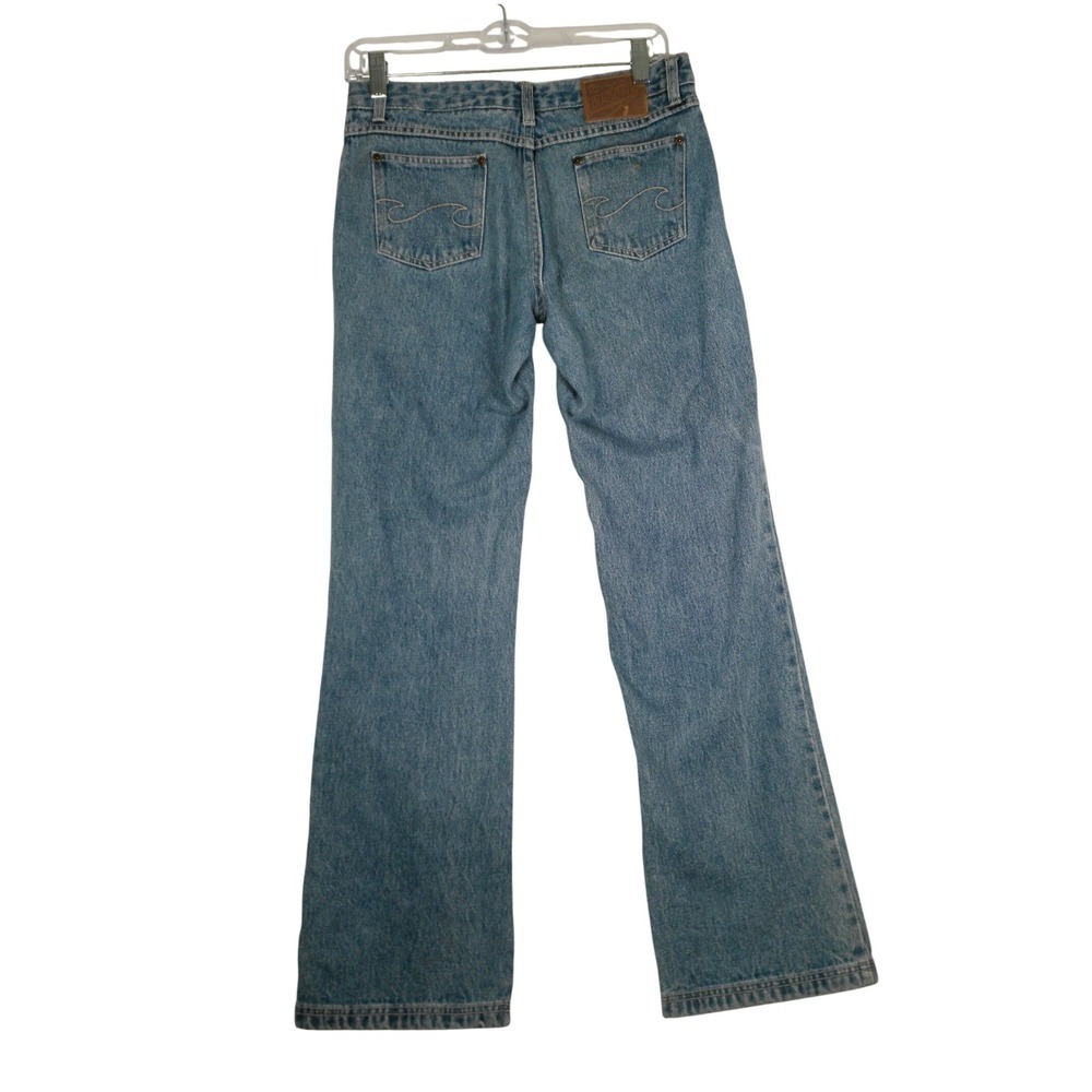 Billabong Original Women's Size 5 Light Wash Denim Flare Jeans RN 99064 - Picture 2 of 12